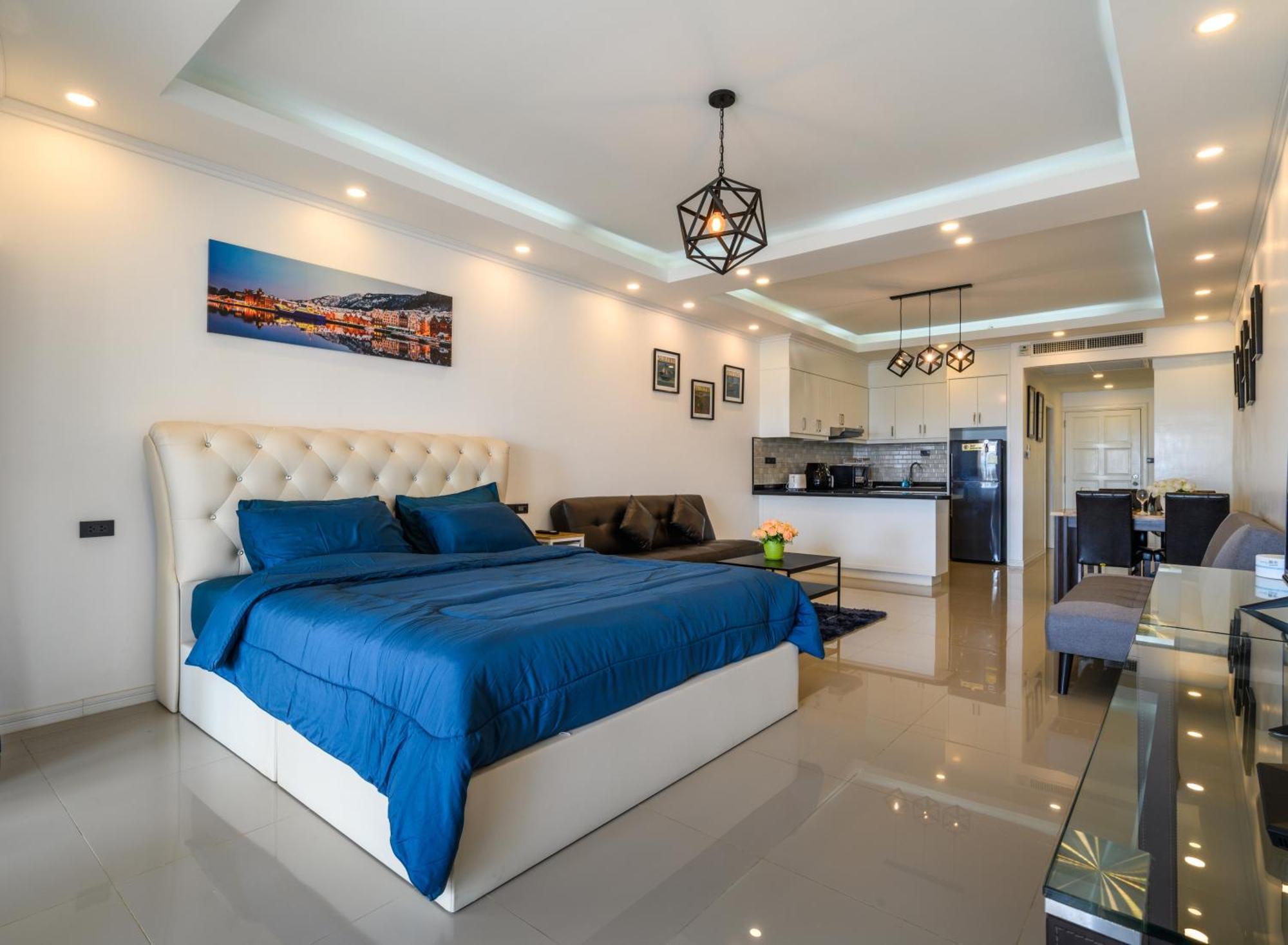 Jomtien Beachfront Stylish Studio , Stunning Seaview , Big Pool エクステリア 写真