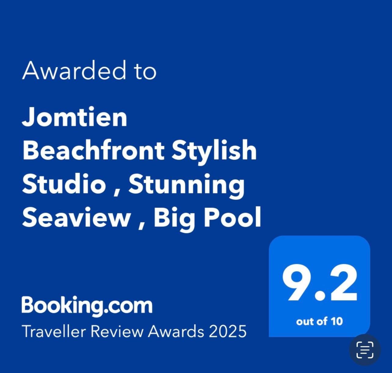 Jomtien Beachfront Stylish Studio , Stunning Seaview , Big Pool エクステリア 写真